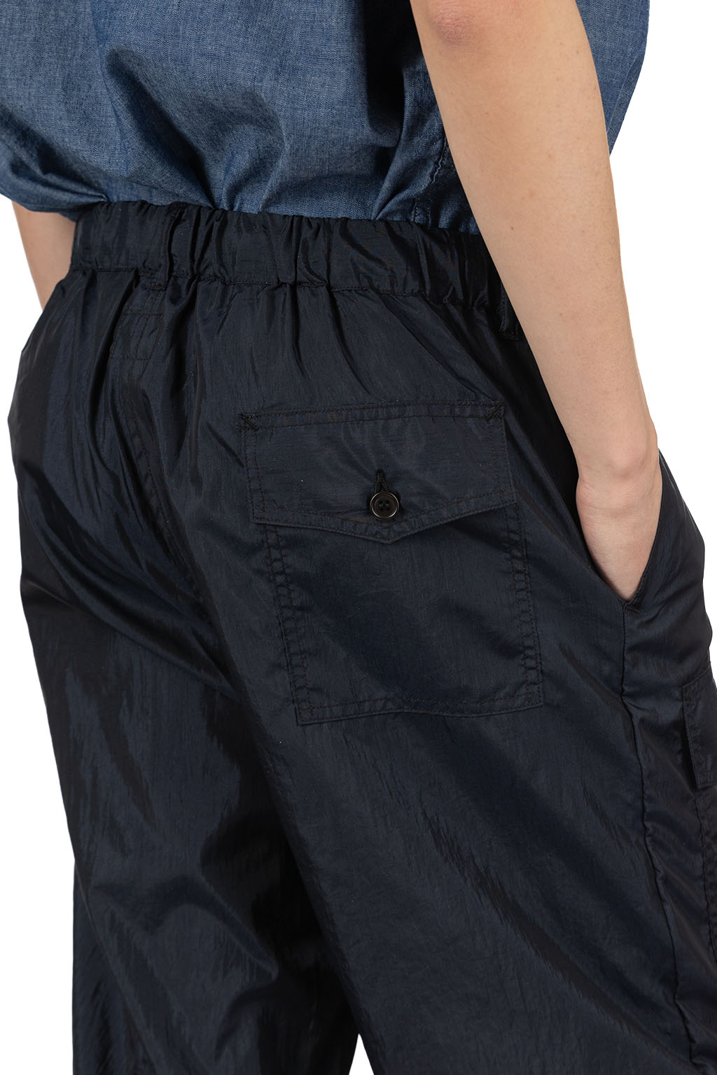 Post O'Alls - Town & Country Pants - Crinkle Nylon Taffeta - Navy
