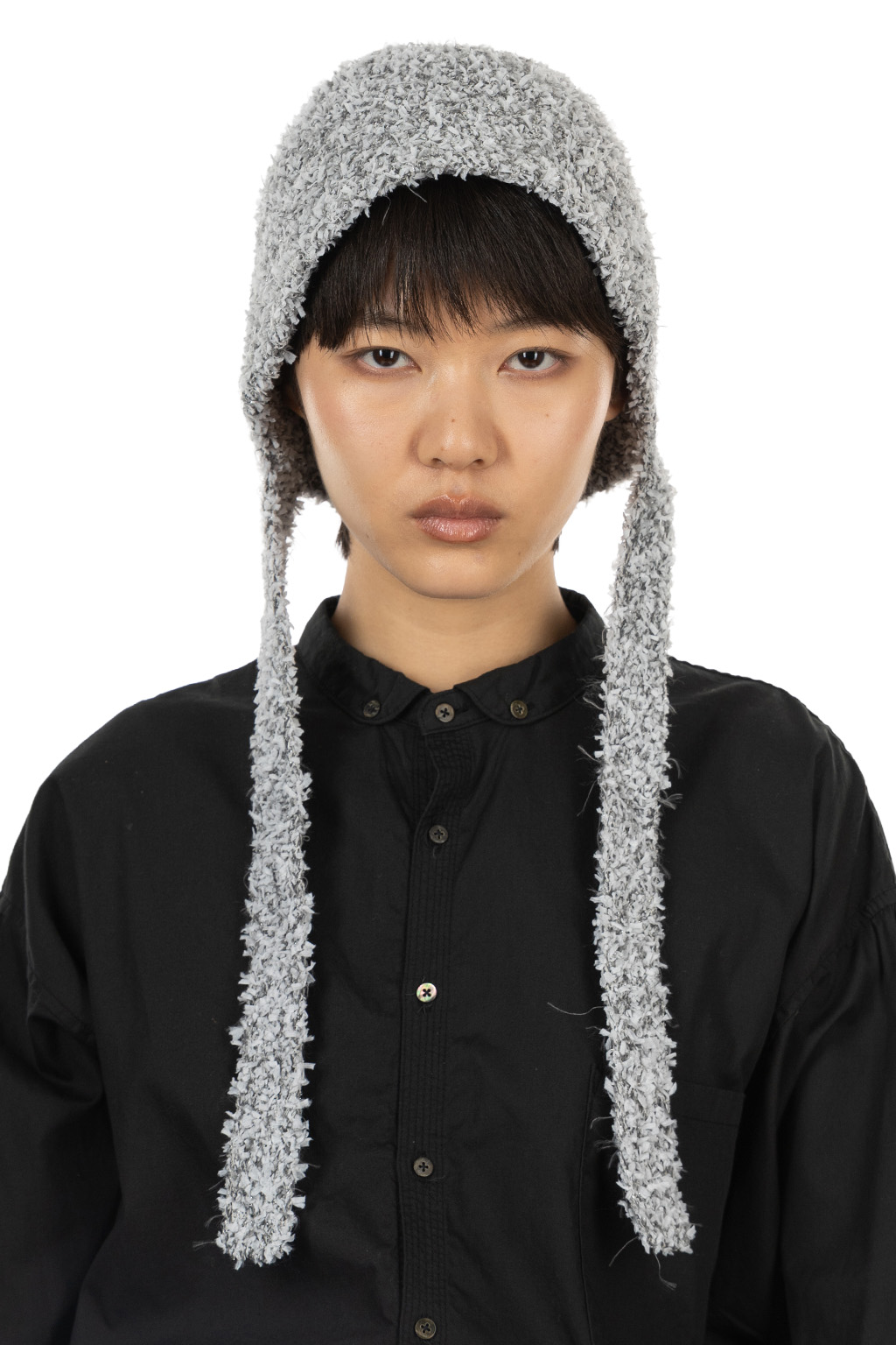 Racal - Mix Knit Cord Hat - Gray