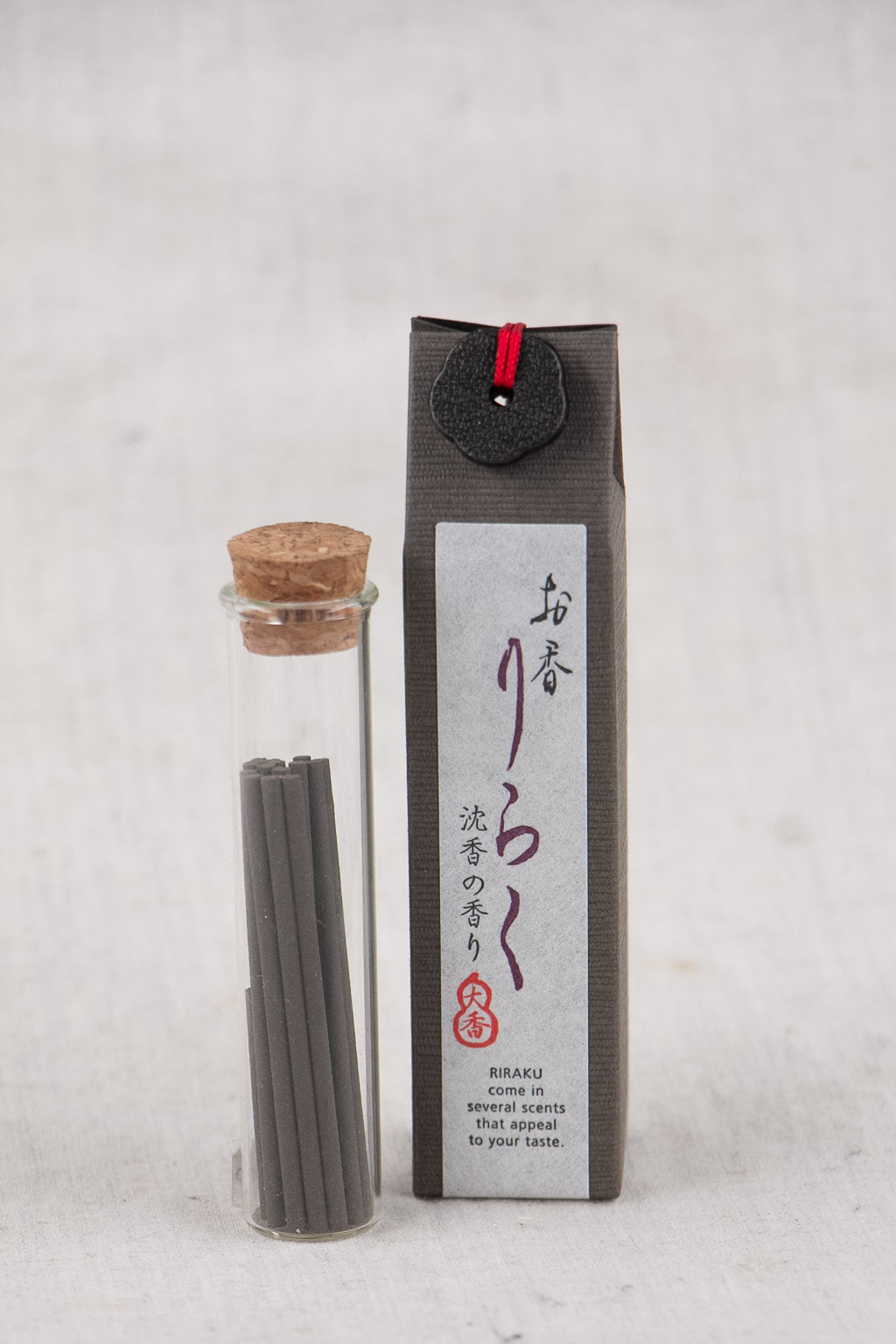 Riraku Fragrance Incense with Stand
