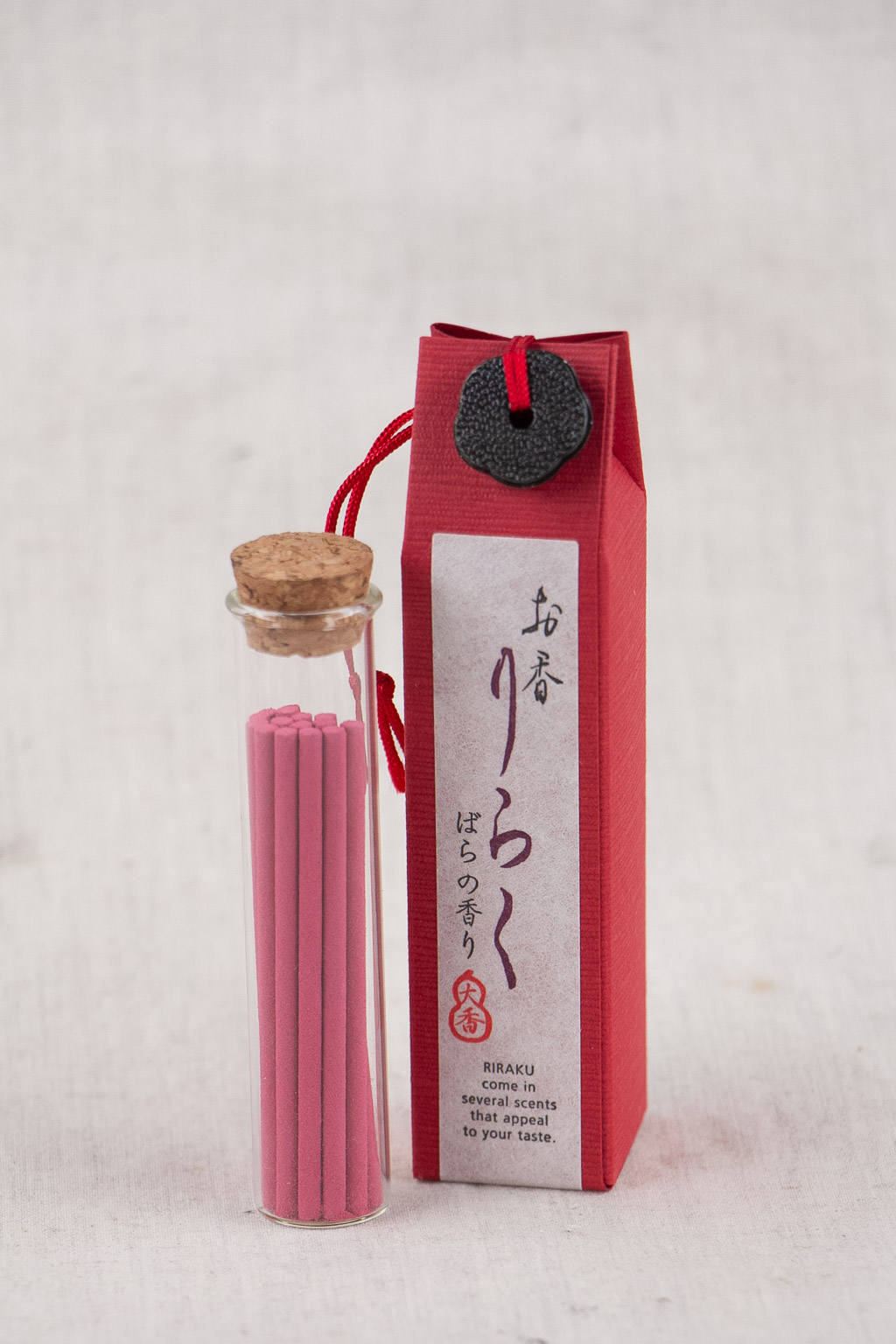 Riraku Fragrance Incense with Stand