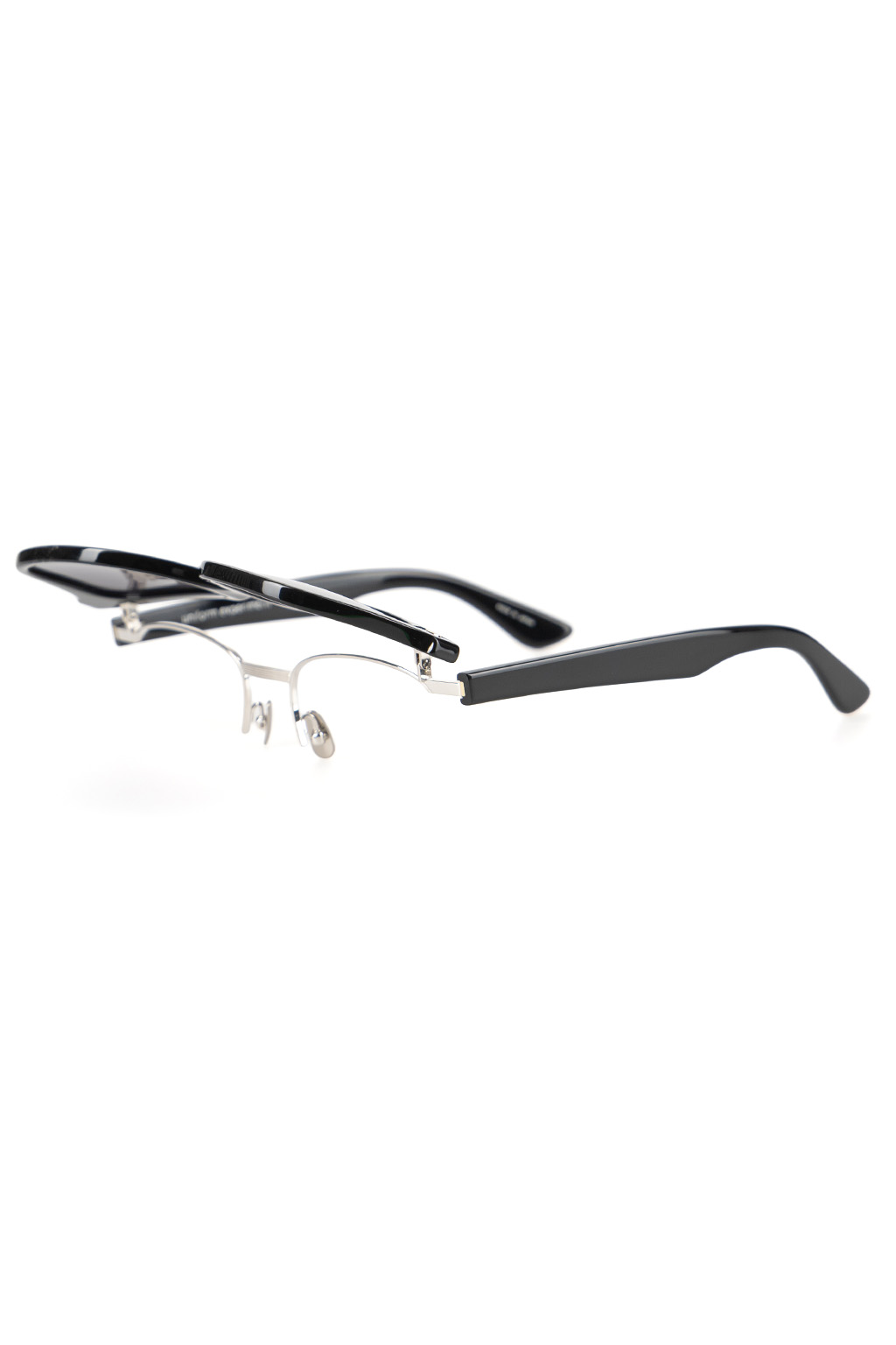 SOPHNET - Filp-UP Wellington Sunglasses - Black