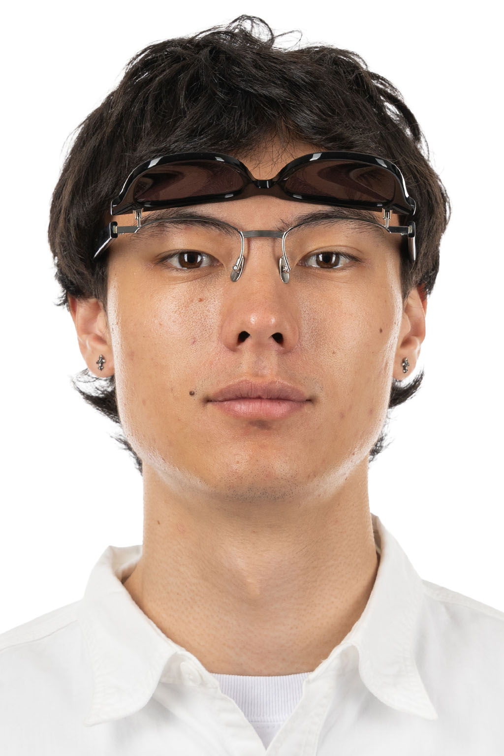 SOPHNET - Filp-UP Wellington Sunglasses - Black