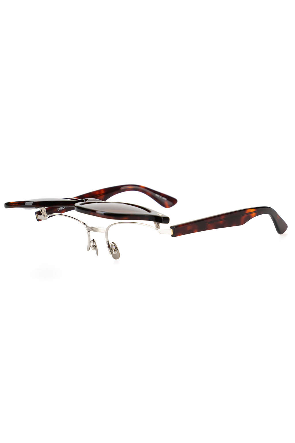 SOPHNET - Filp-UP Wellington Sunglasses - Brown