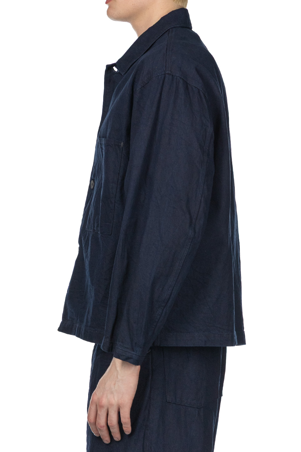 Still by hand - 11.5oz Denim Blouson - Dark Navy