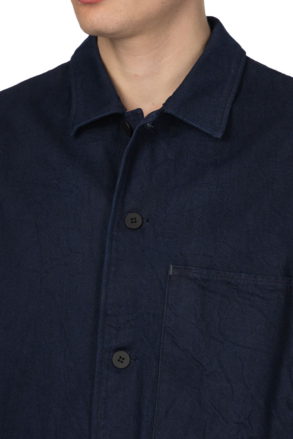 Still by hand - 11.5oz Denim Blouson - Dark Navy