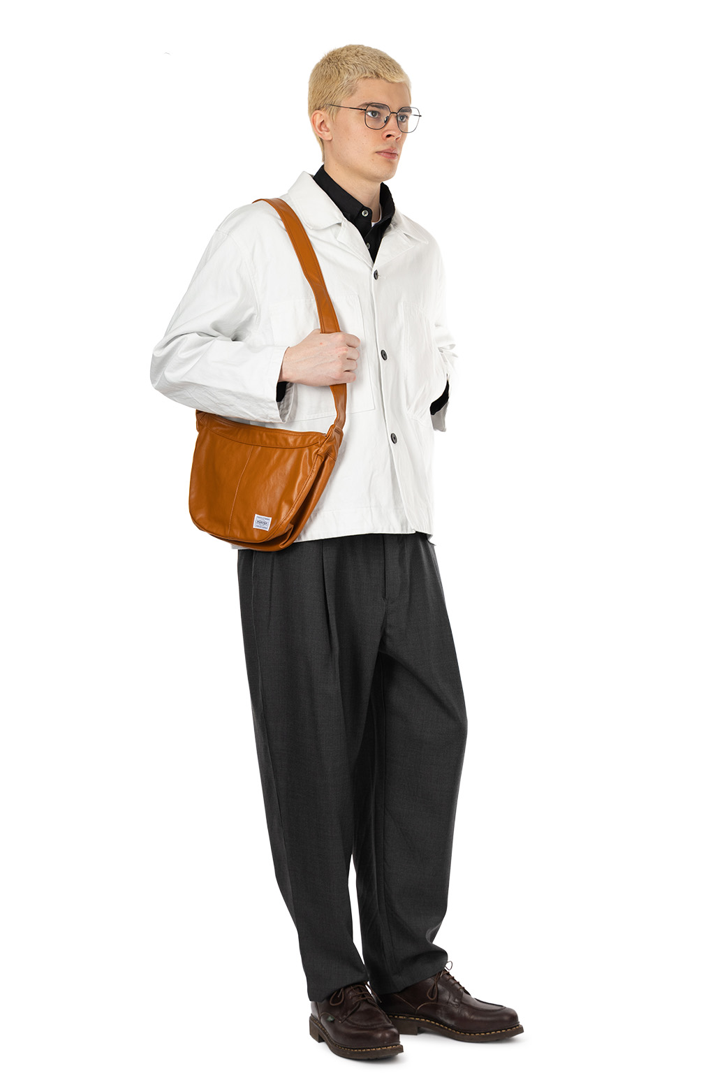 Still by hand - 11.5oz denim jacket - Ash White