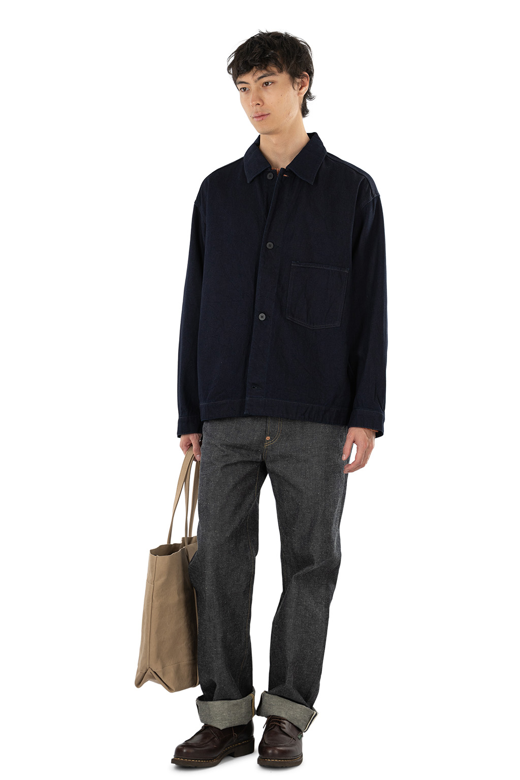 Still by hand - 12oz Denim Jacket - Dark Navy