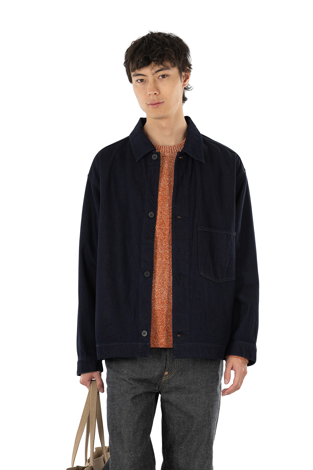 Still by hand - 12oz Denim Jacket - Dark Navy