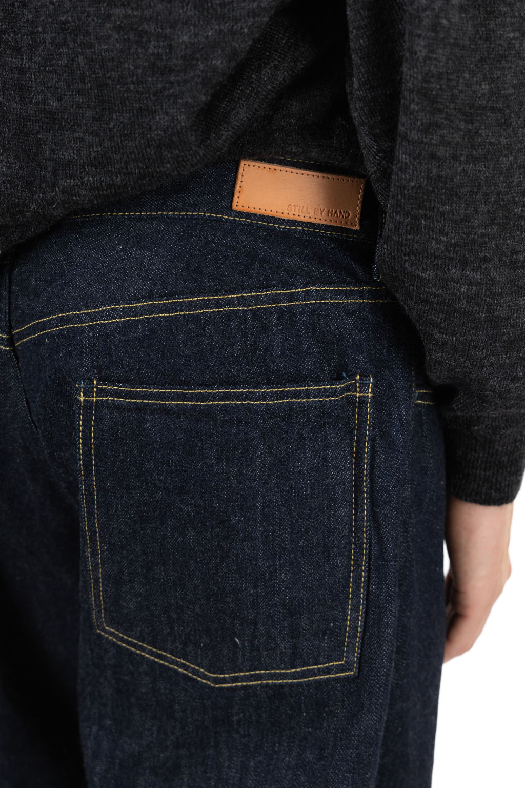 Still by hand - 5 Pocket Denim Pants - Navy