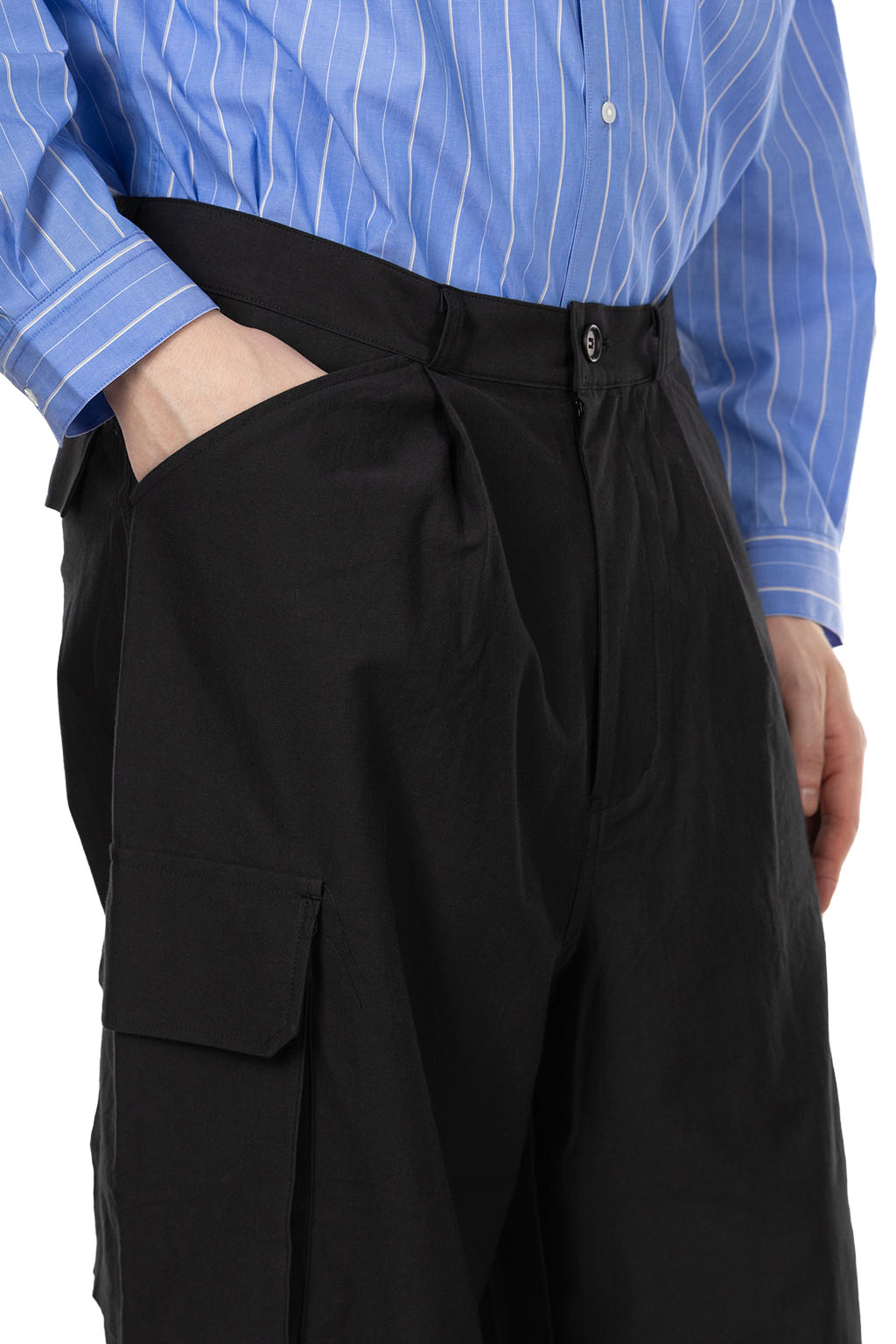 Still by hand - 6 pocket moleskin pants - Dark Green