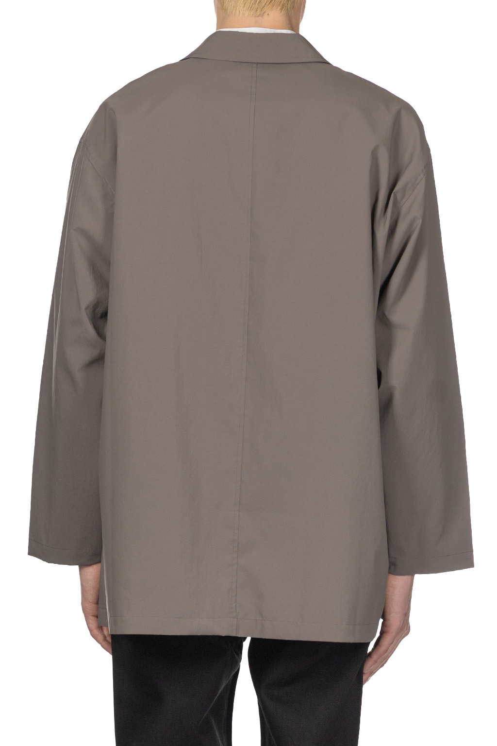 Still by hand - Airy Half Coat - Khaki Grey