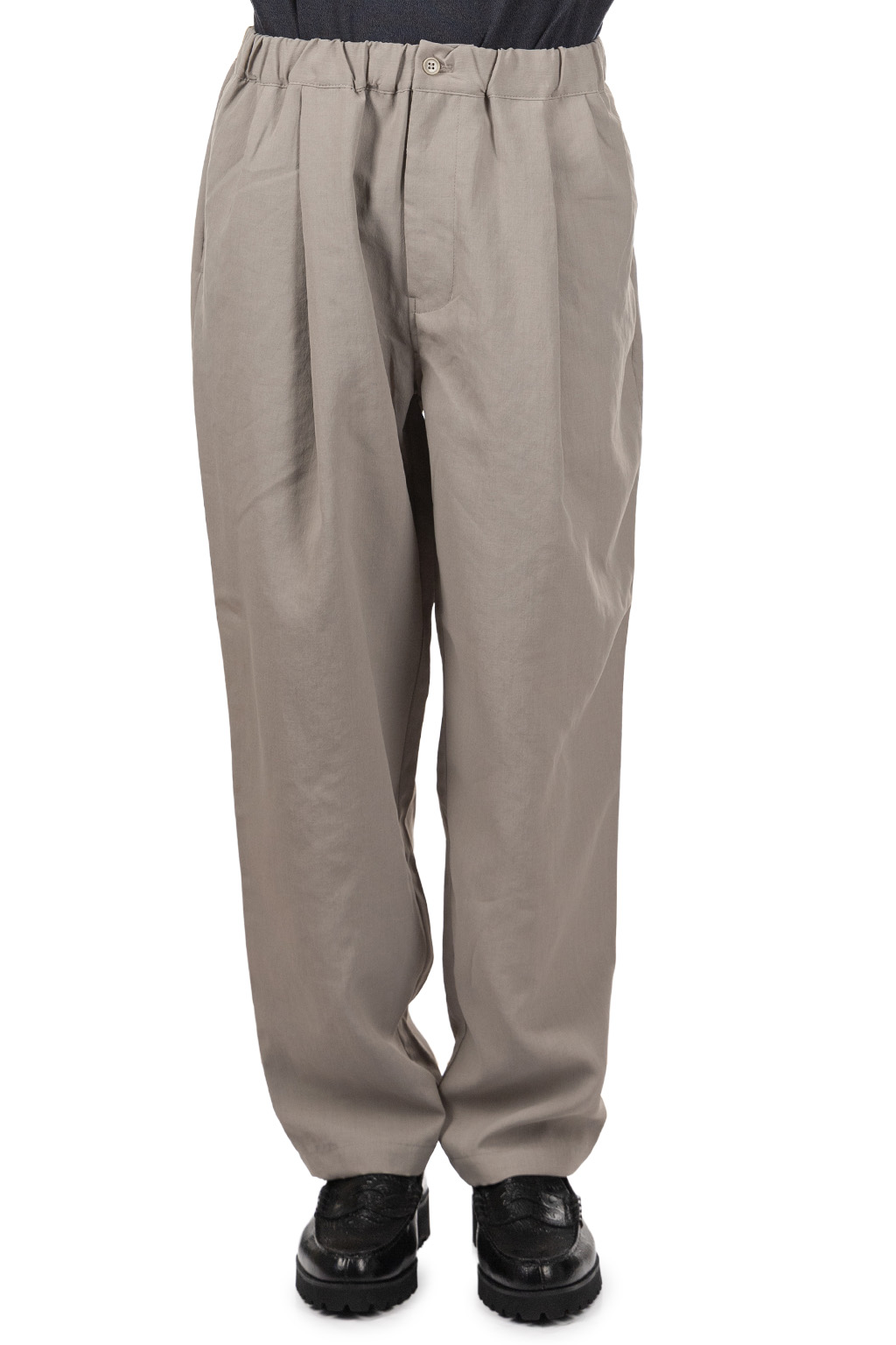 Still by hand - Elasticated Easy Pants - Greige