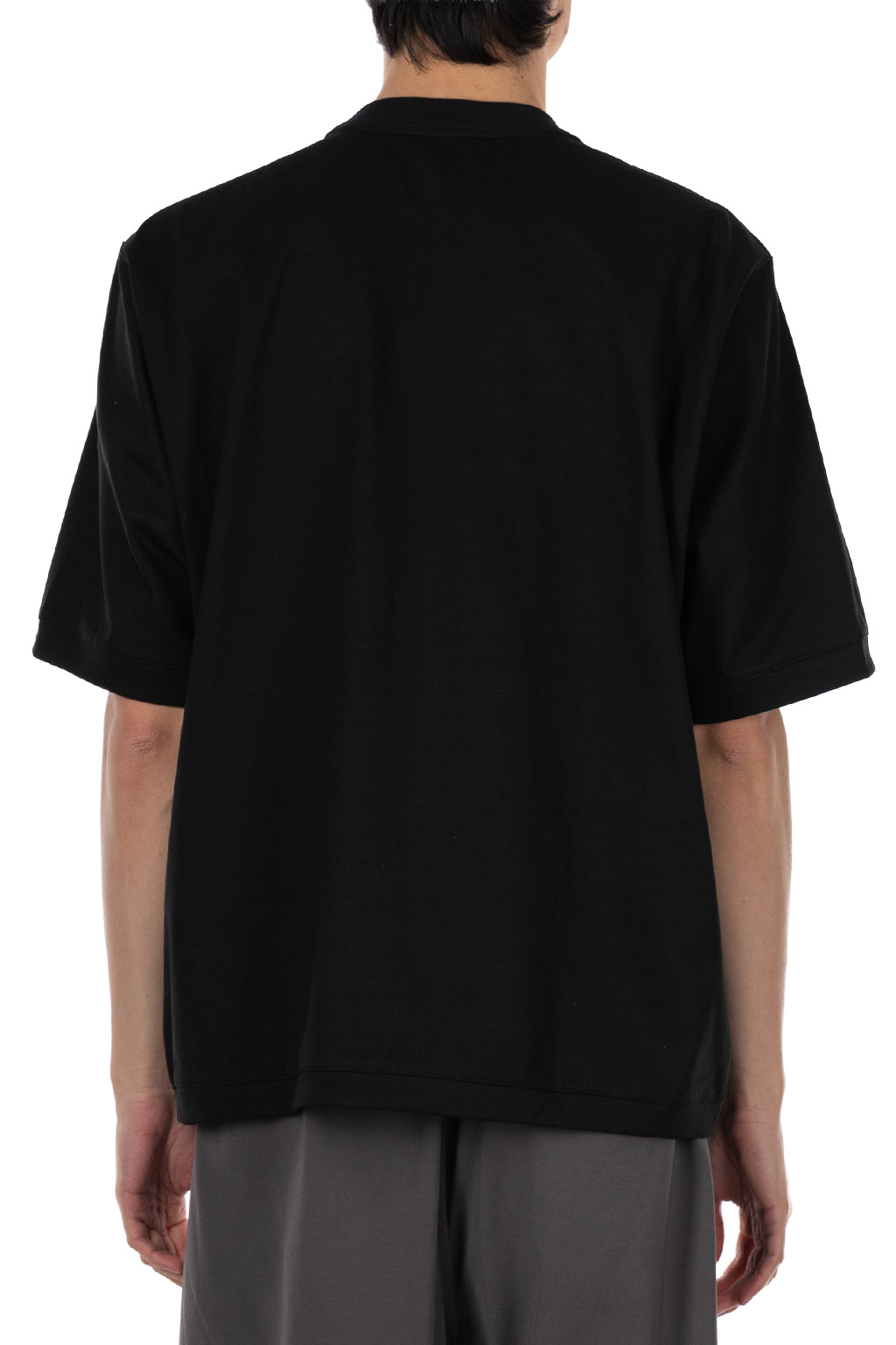 Still by hand - Half sleeve sweatshirt - Black