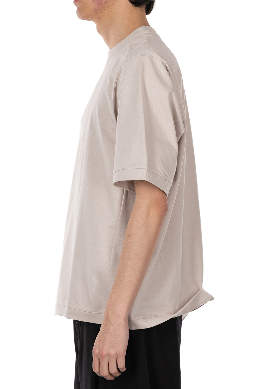 Still by hand - Half sleeve sweatshirt - Pink Beige