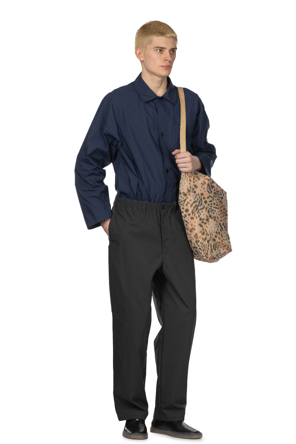 Still by hand - High Twist Pants - Charcoal