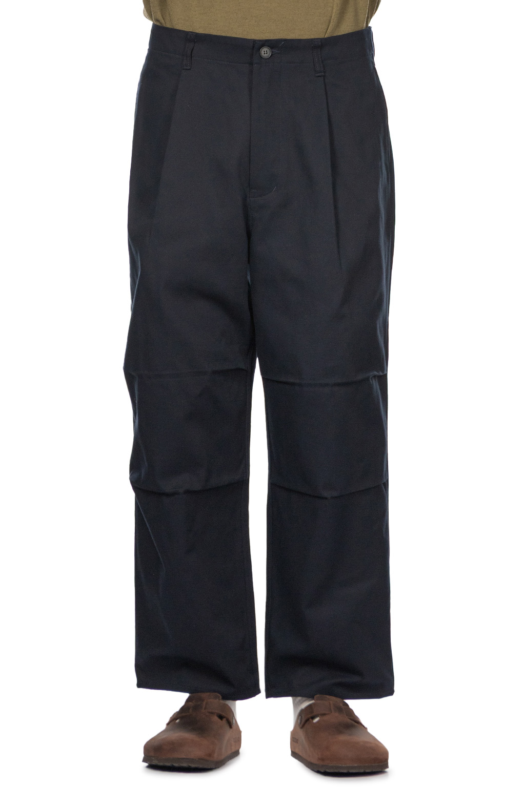 STILL BY HAND wool cargo pants navy 1 | eBay