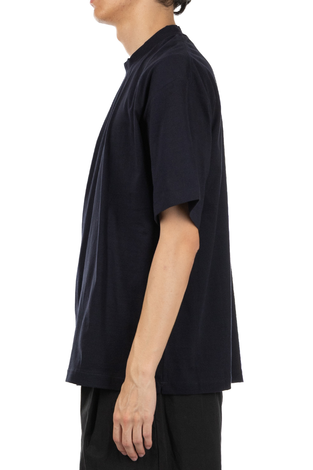Still by hand - Mixed Colour T-Shirt - Black Navy