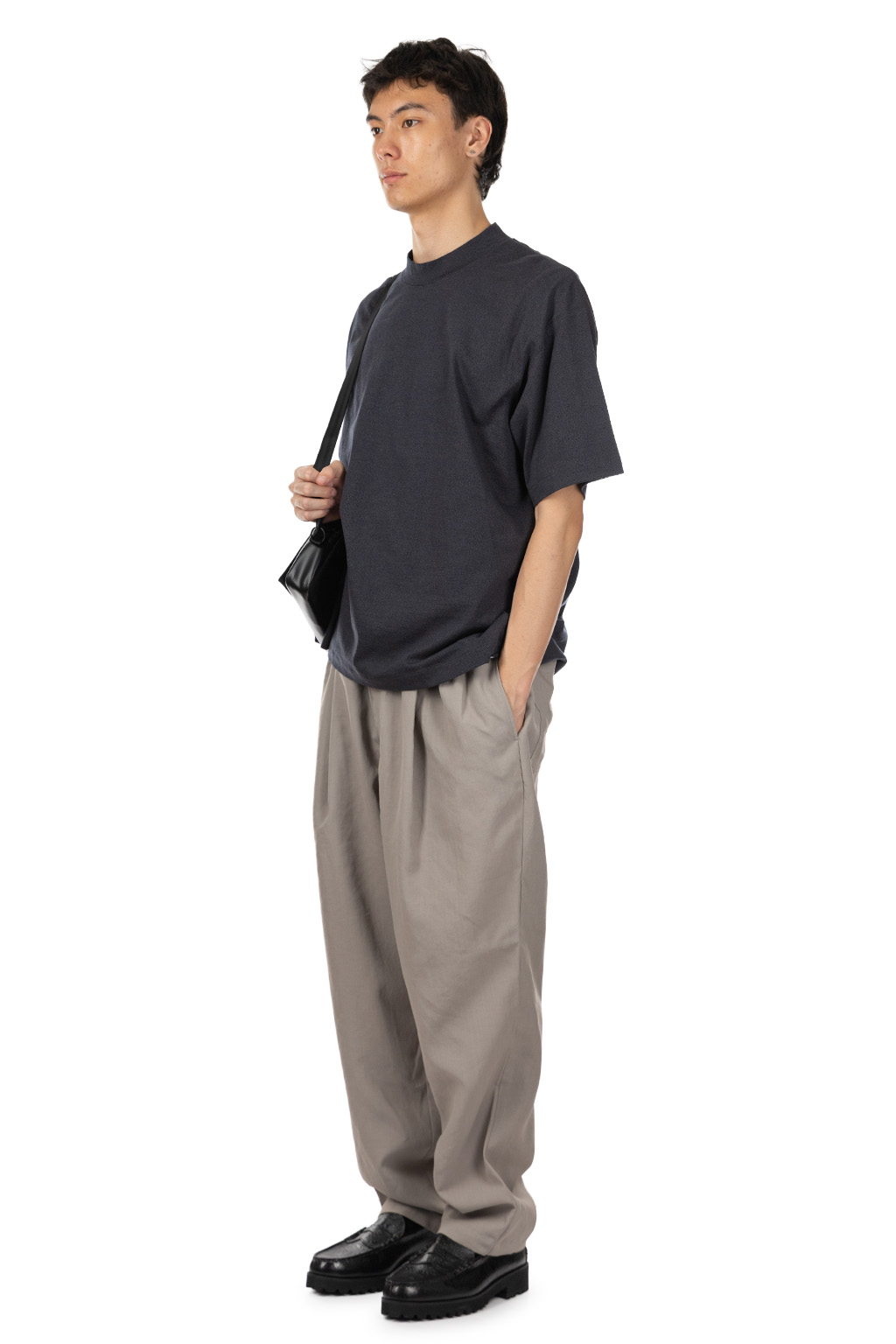 Still by hand - Mixed Colour T-Shirt - Blue Charcoal