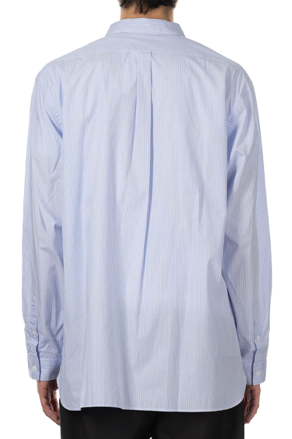 Still by hand - Regular Collar Shirt - Blue Stripe