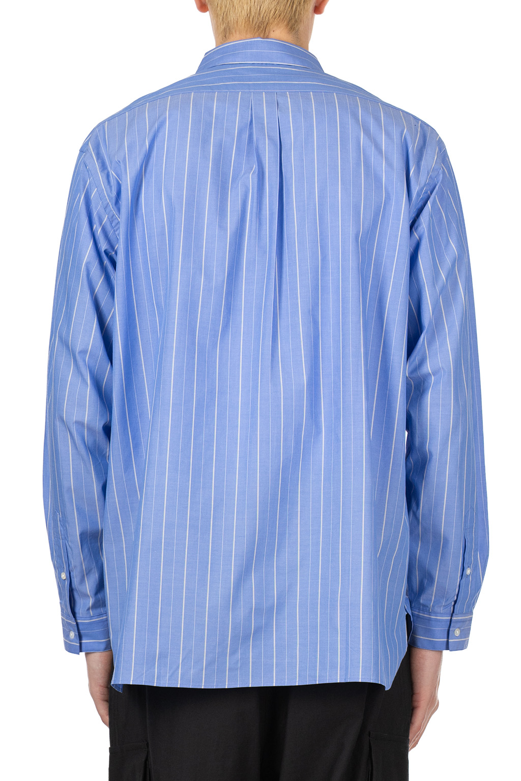 Still by hand - Regular collar shirt - Blue Stripe