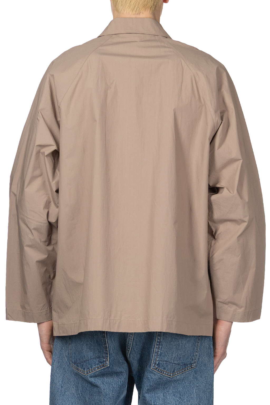Still by hand - Silicone Coated Shirt Jacket - Mocha Beige