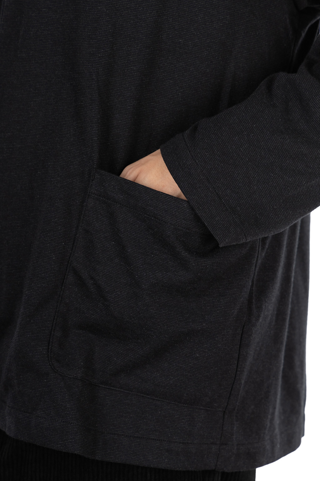Still by hand - Single Button Cardigan - Charcoal