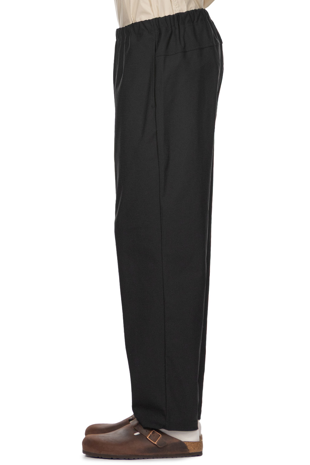 Still by hand - Slim Tapered Jersey Pants - Black