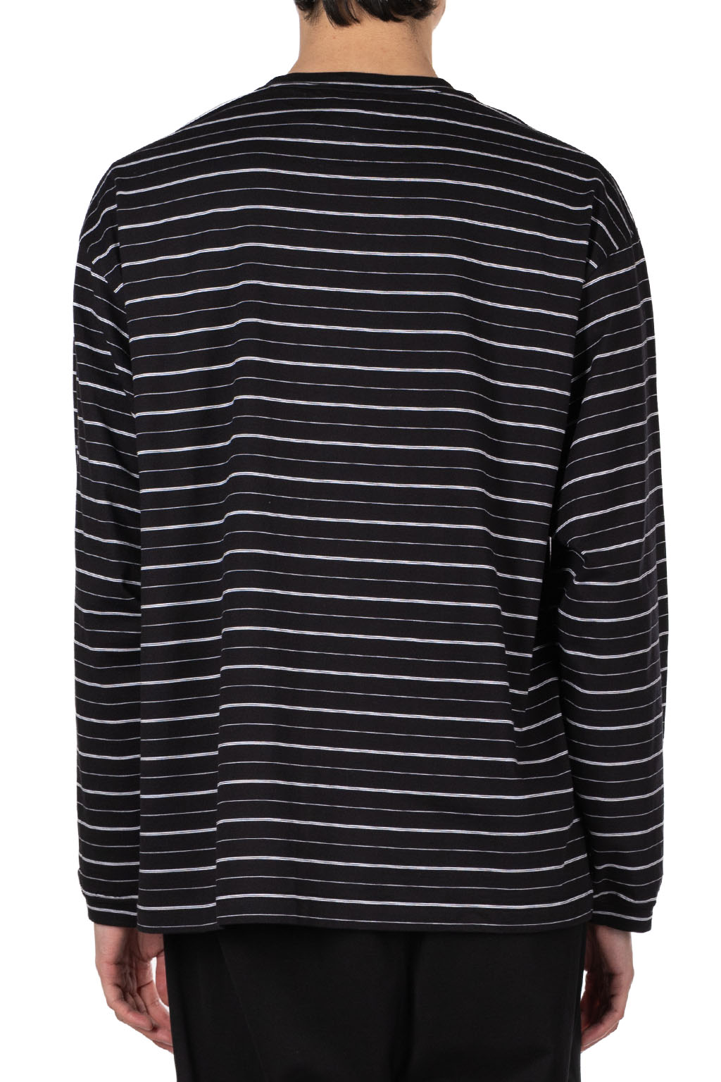 Still by hand - Striped long sleeve - Black x White