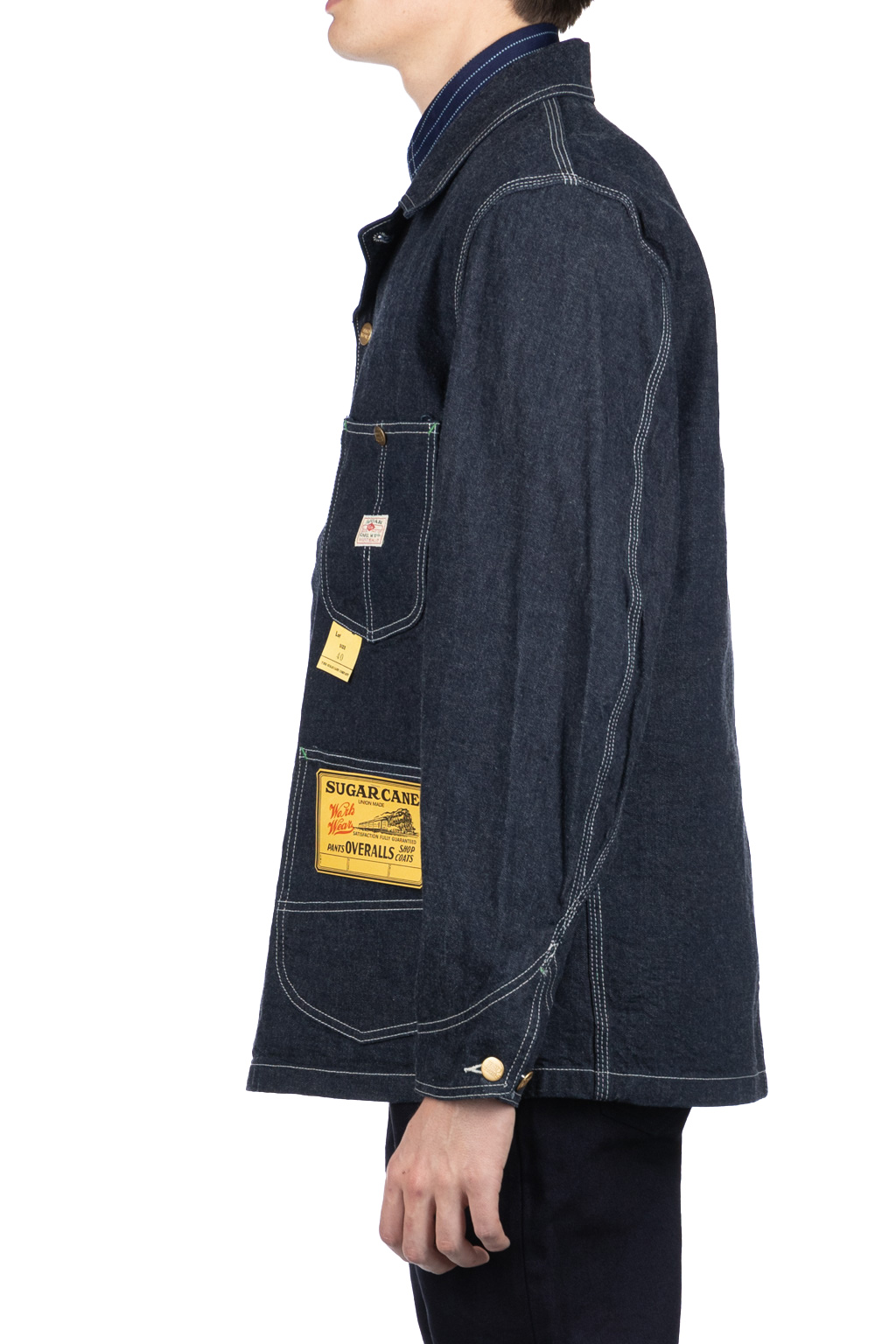 Sugar Cane - 11oz Blue Denim Work Coat