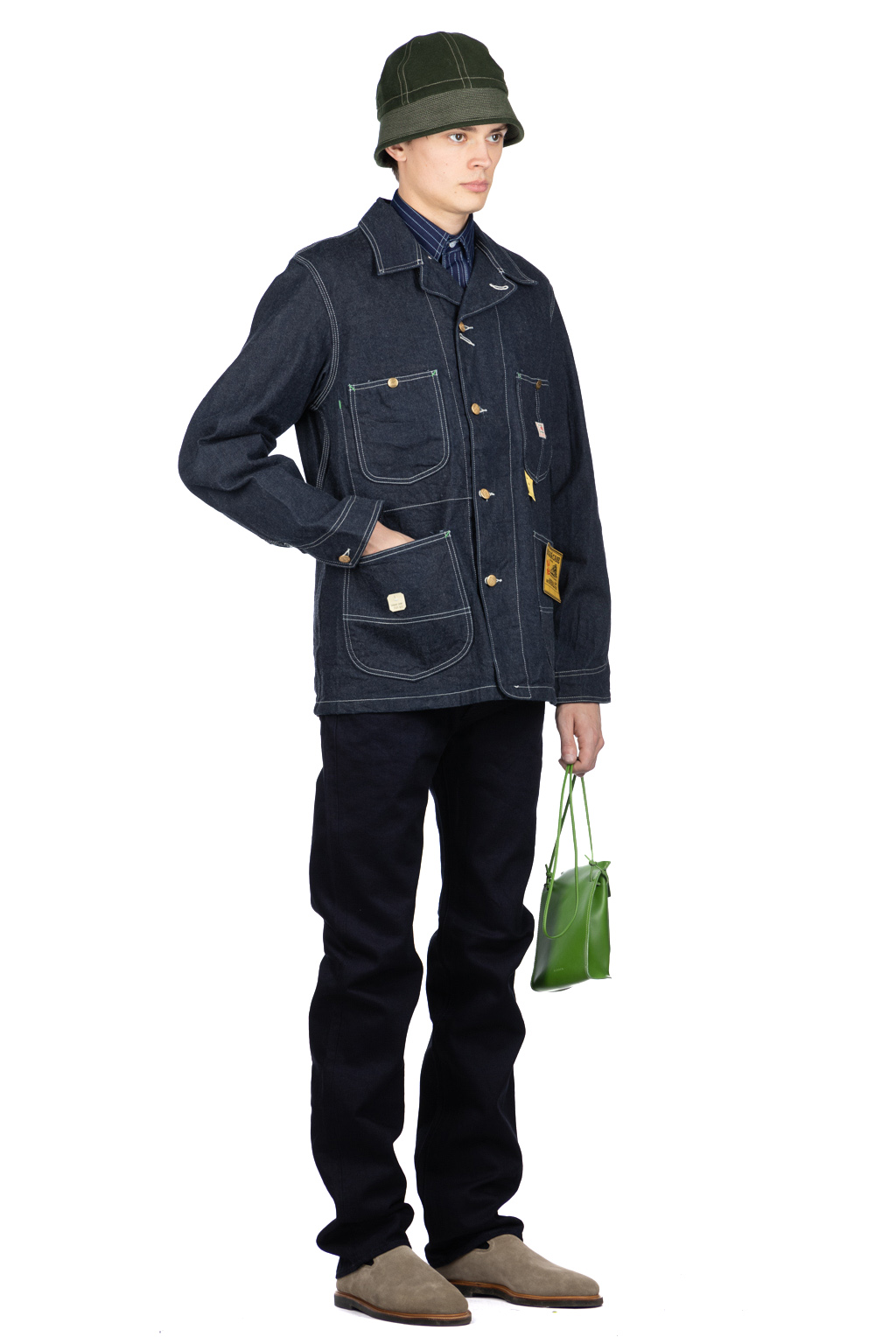 Sugar Cane - 11oz Blue Denim Work Coat