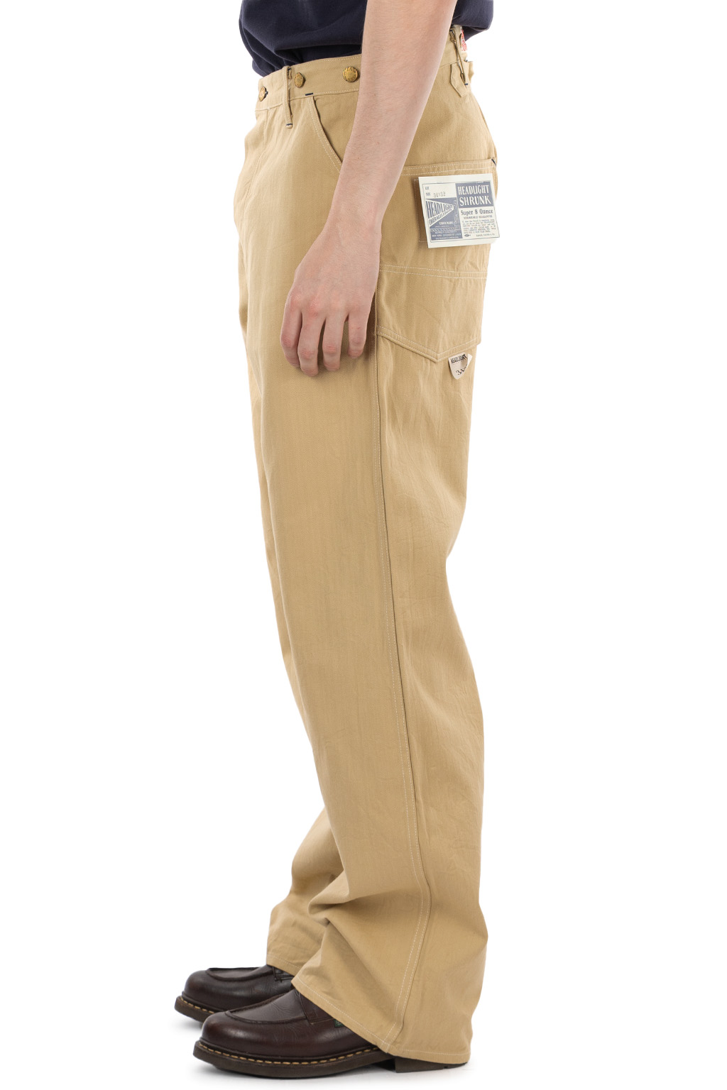 Sugar Cane - Headlight - 10oz Random Herringbone Twill Dungarees Work Pants