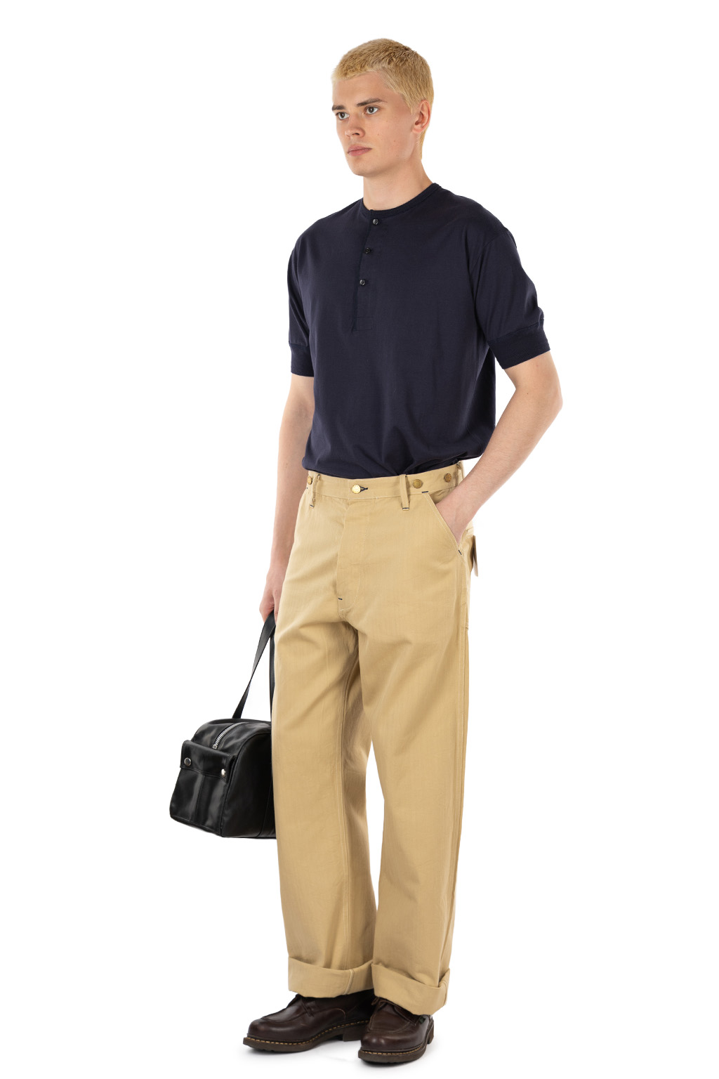Sugar Cane - Headlight - 10oz Random Herringbone Twill Dungarees Work Pants