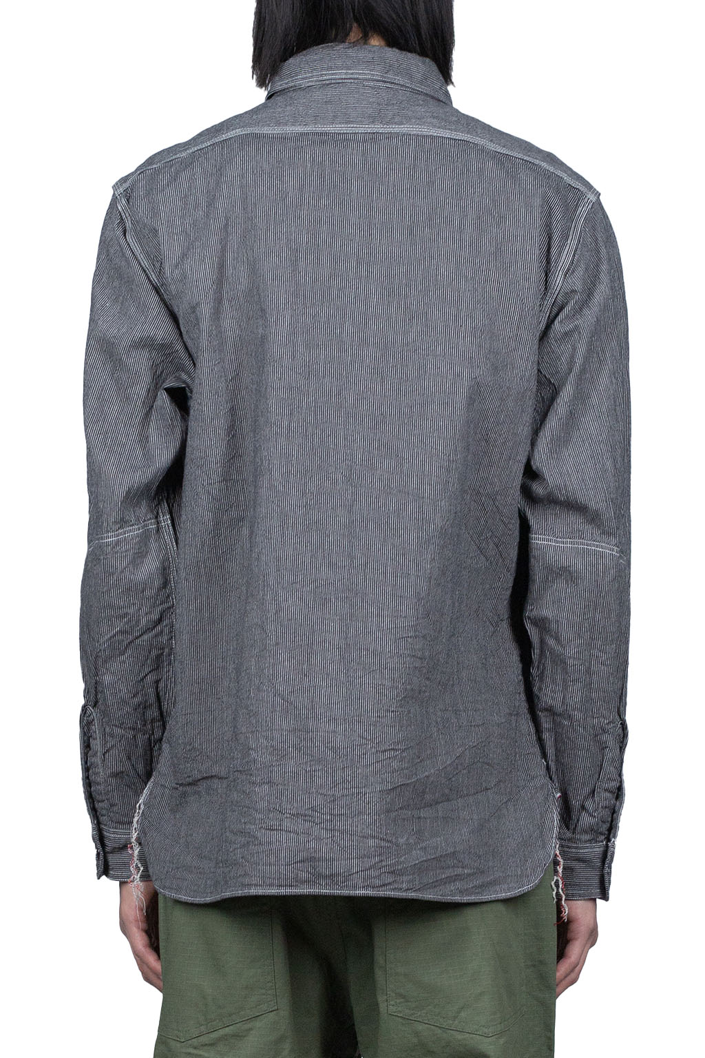 Sugar Cane Jean Cord Work Shirt - Black