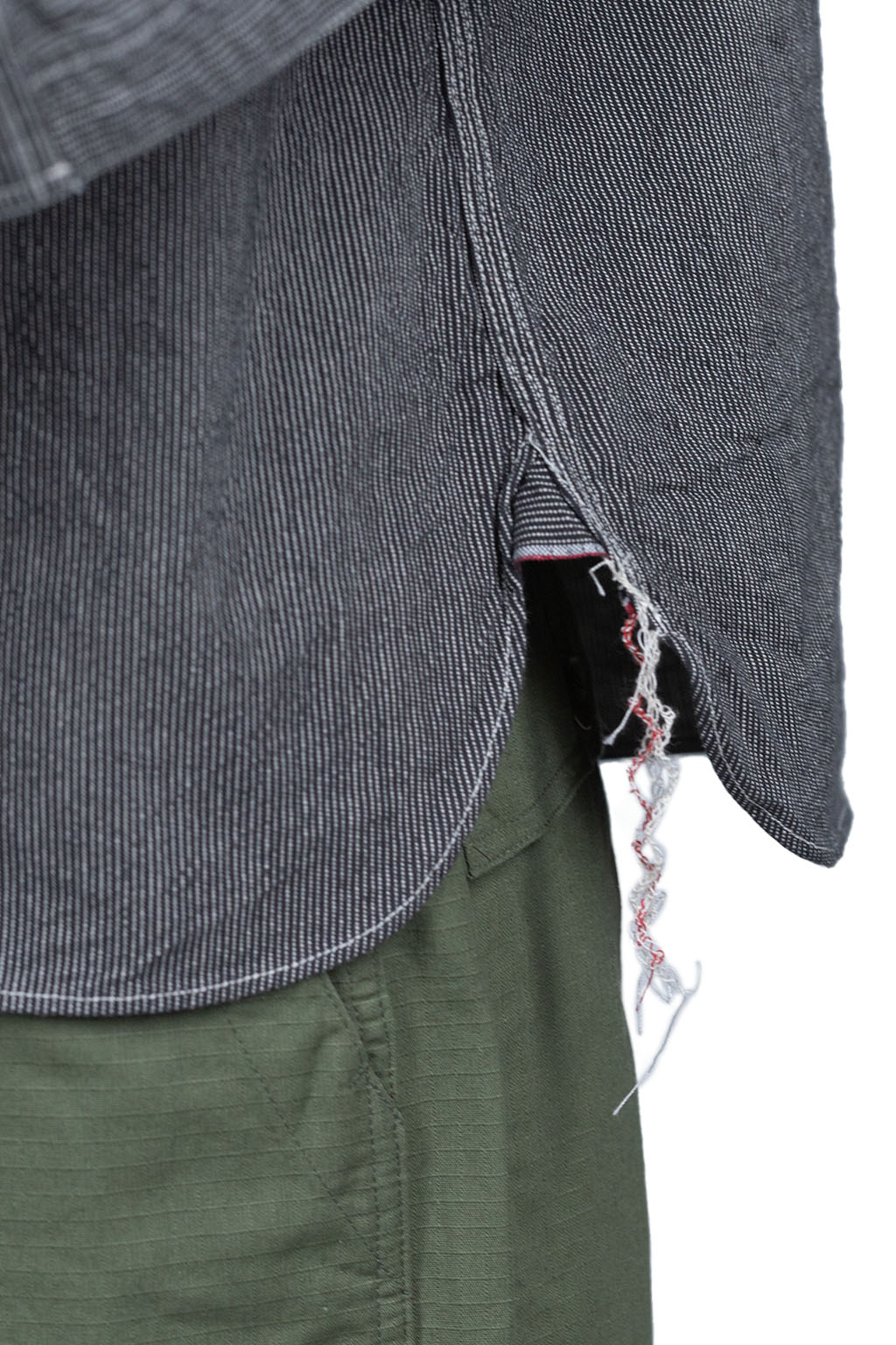Sugar Cane Jean Cord Work Shirt - Black