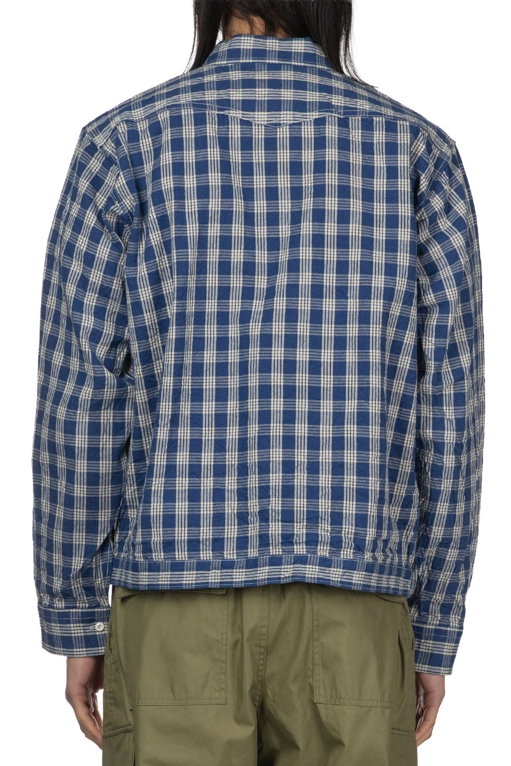 Sun Surf - Union Supply Palaka Check Shirt Blouse - Navy