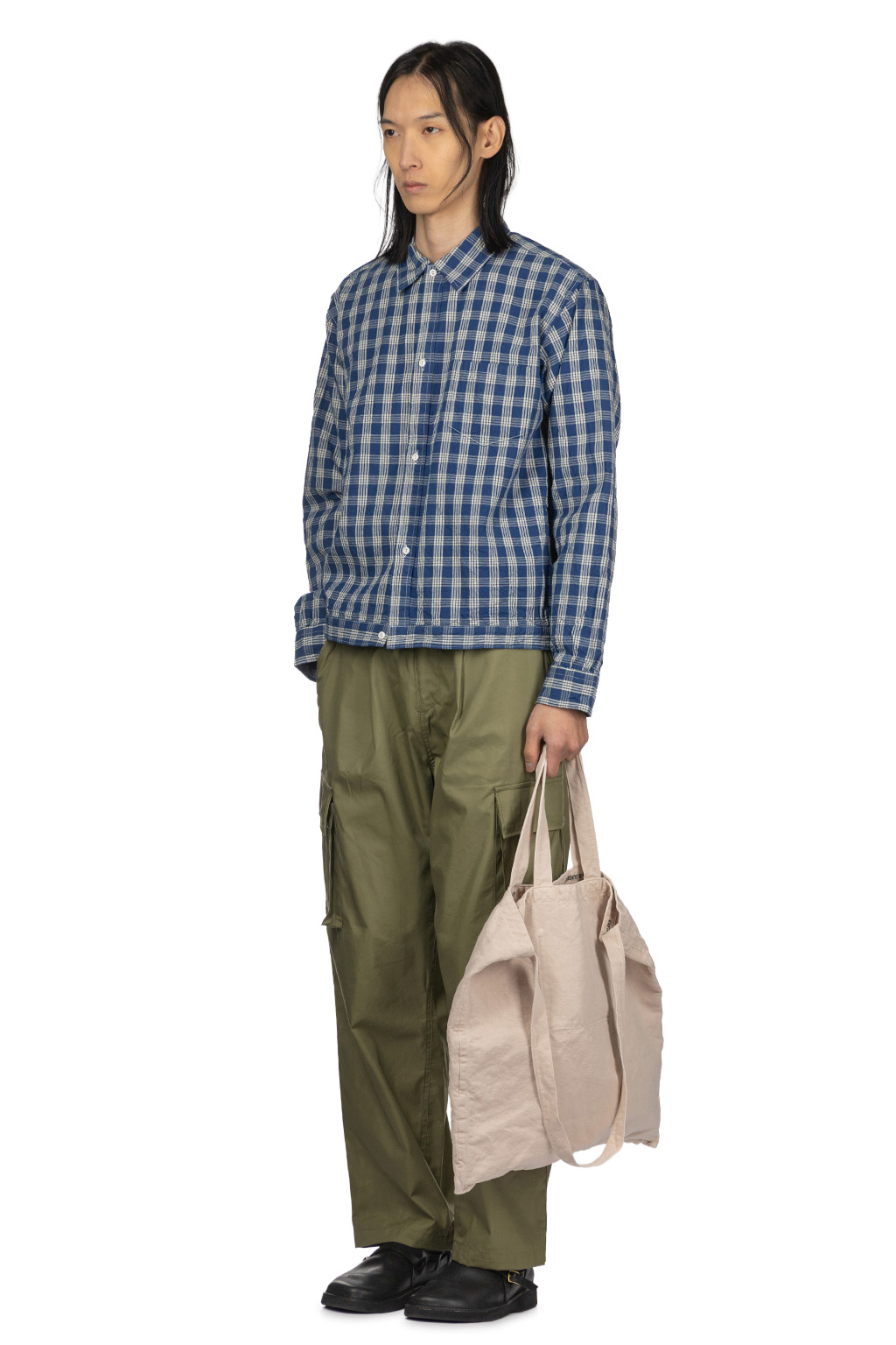 Sun Surf - Union Supply Palaka Check Shirt Blouse - Navy