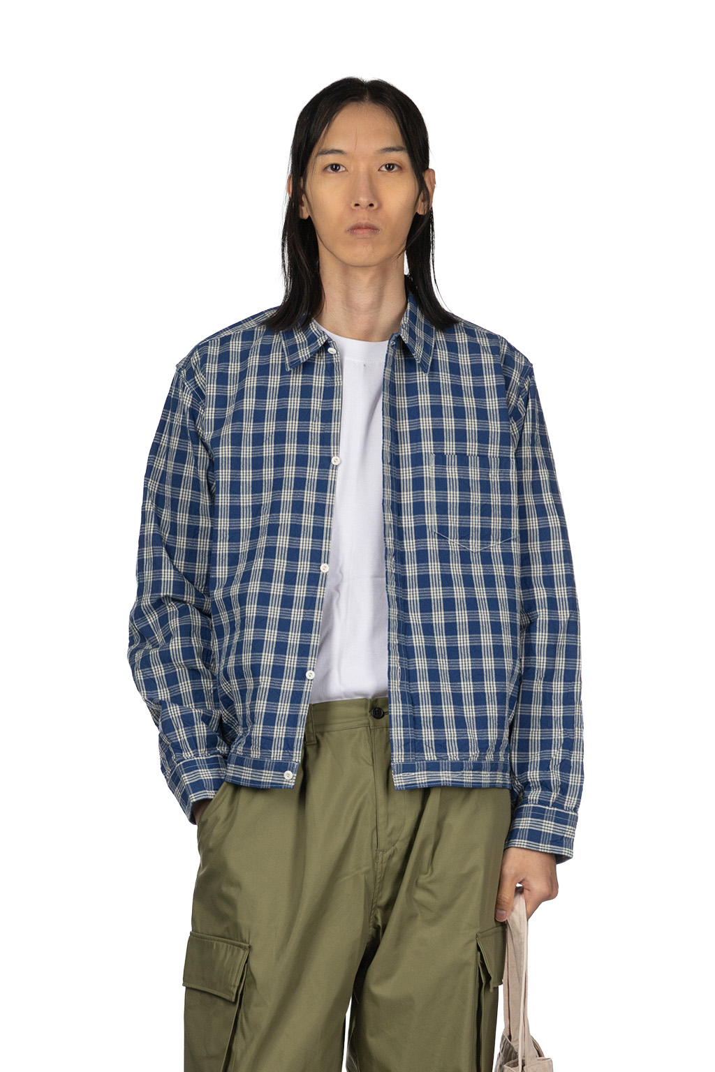 Sun Surf - Union Supply Palaka Check Shirt Blouse - Navy