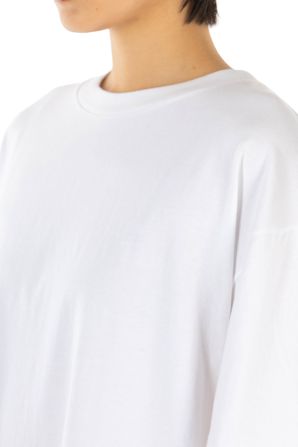 TOUJOURS - Combination T-Shirt - Cutwork Embroidery Cotton - White