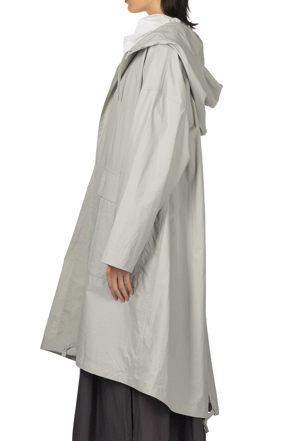 TOUJOURS - Mods Robe Coat - Smoke Grey