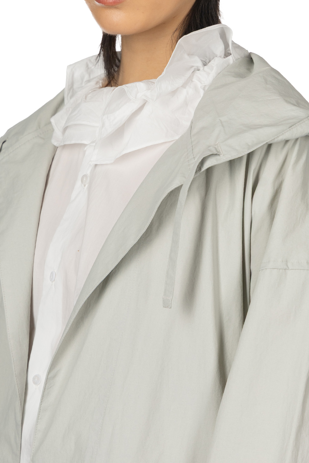 TOUJOURS - Mods Robe Coat - Smoke Grey