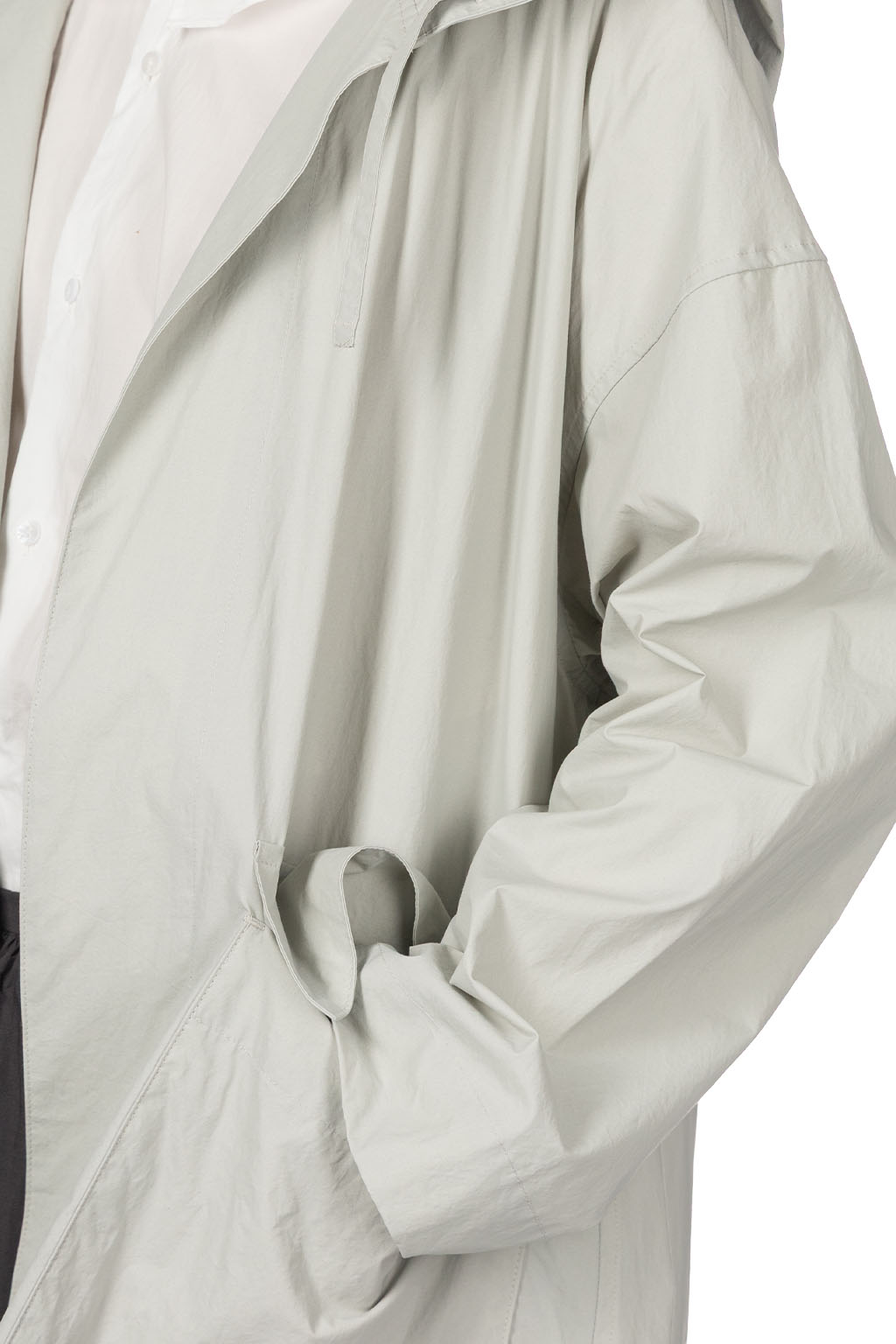 TOUJOURS - Mods Robe Coat - Smoke Grey