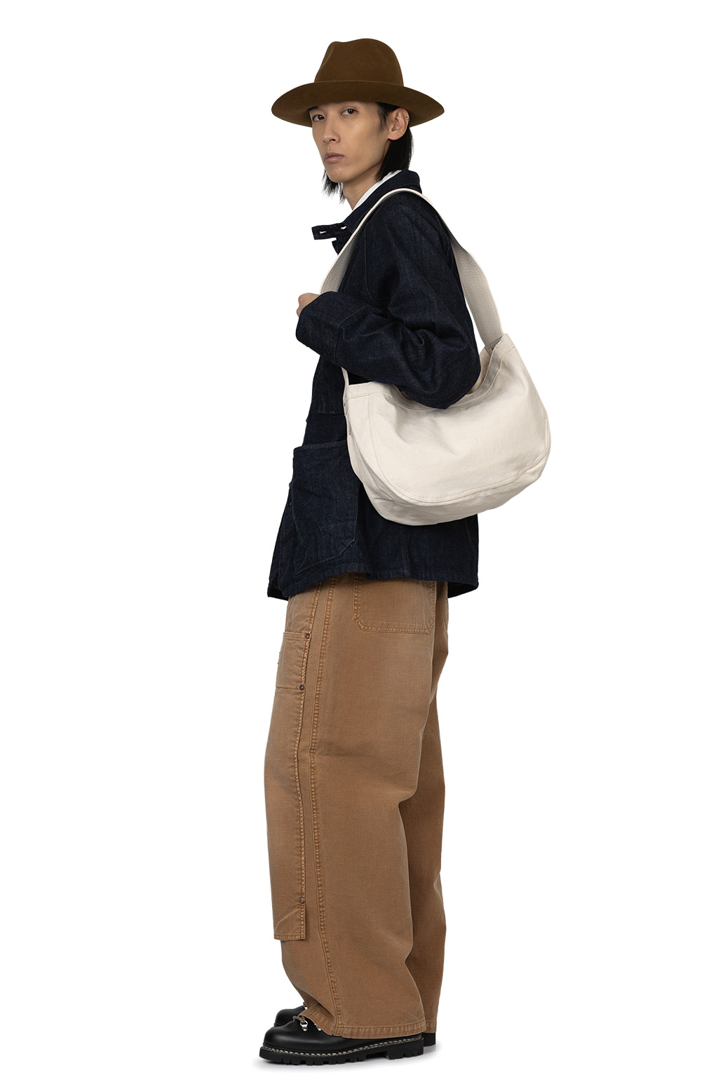 Taiga Takahashi - Lot.004 Newsboy Bag - Ivory 