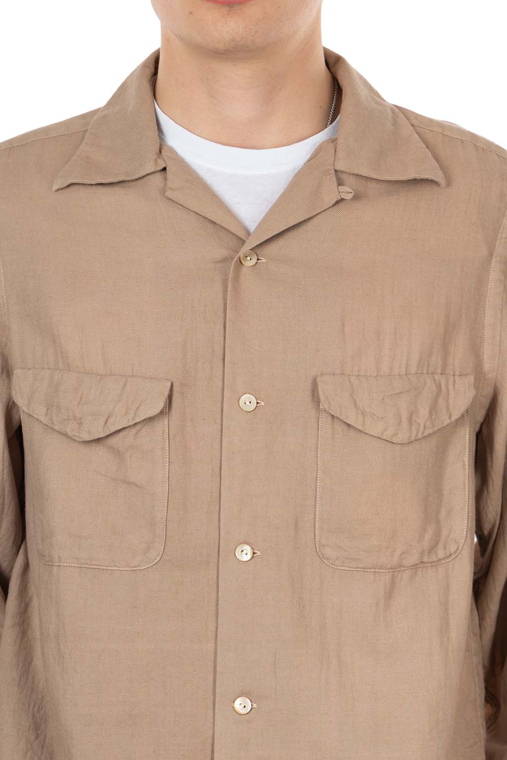 Taiga Takahashi - Lot.101 Open Collar Shirt - Yukusugi