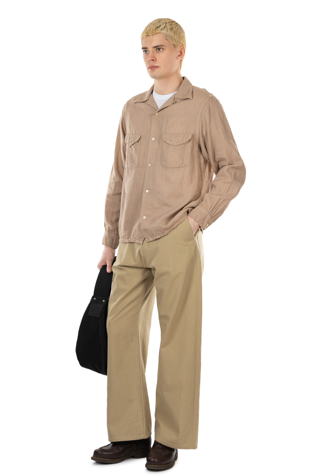 Taiga Takahashi - Lot.101 Open Collar Shirt - Yukusugi