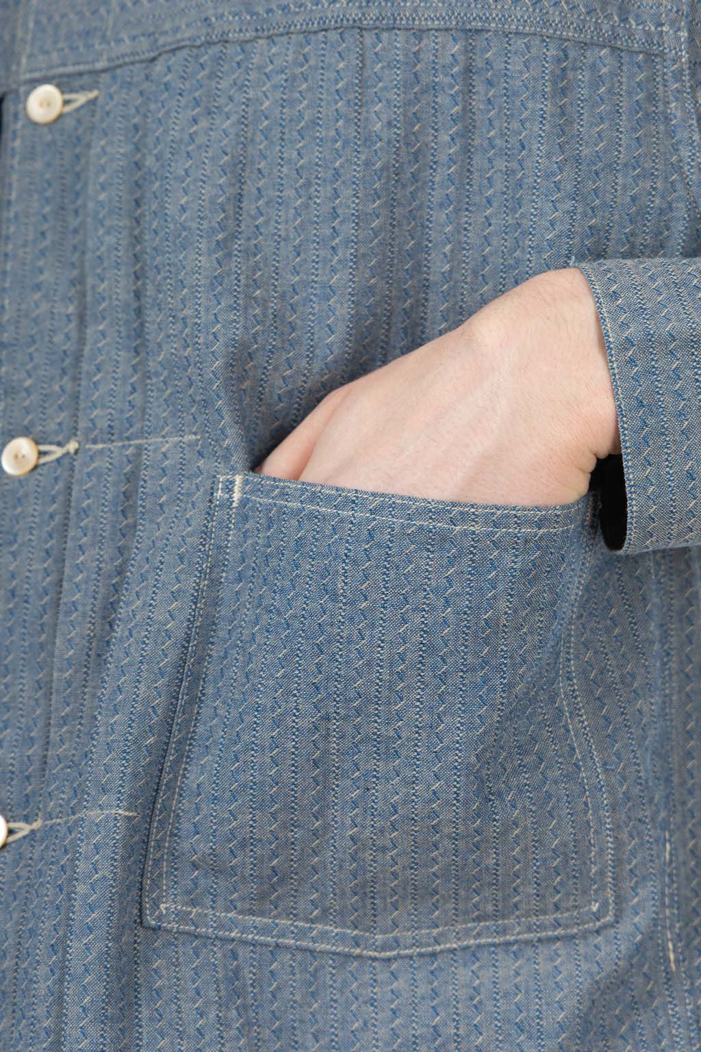 Taiga Takahashi - Lot.309 Buckle-Backed Jacket - Indigo