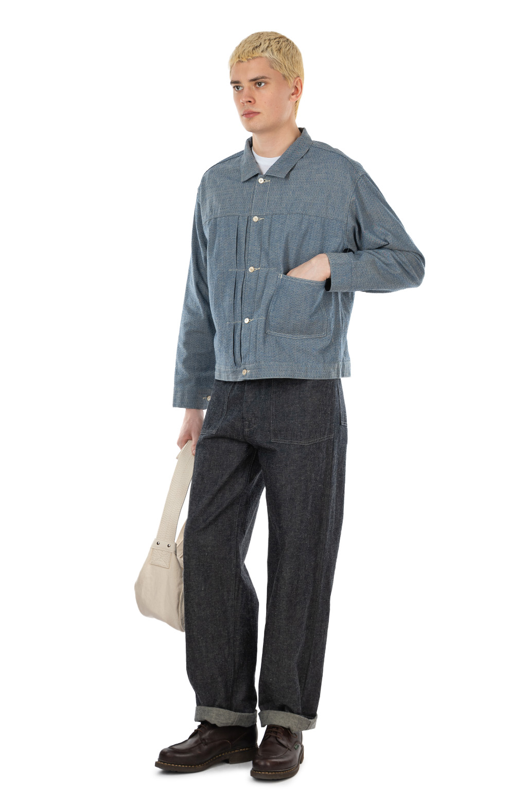 Taiga Takahashi - Lot.309 Buckle-Backed Jacket - Indigo