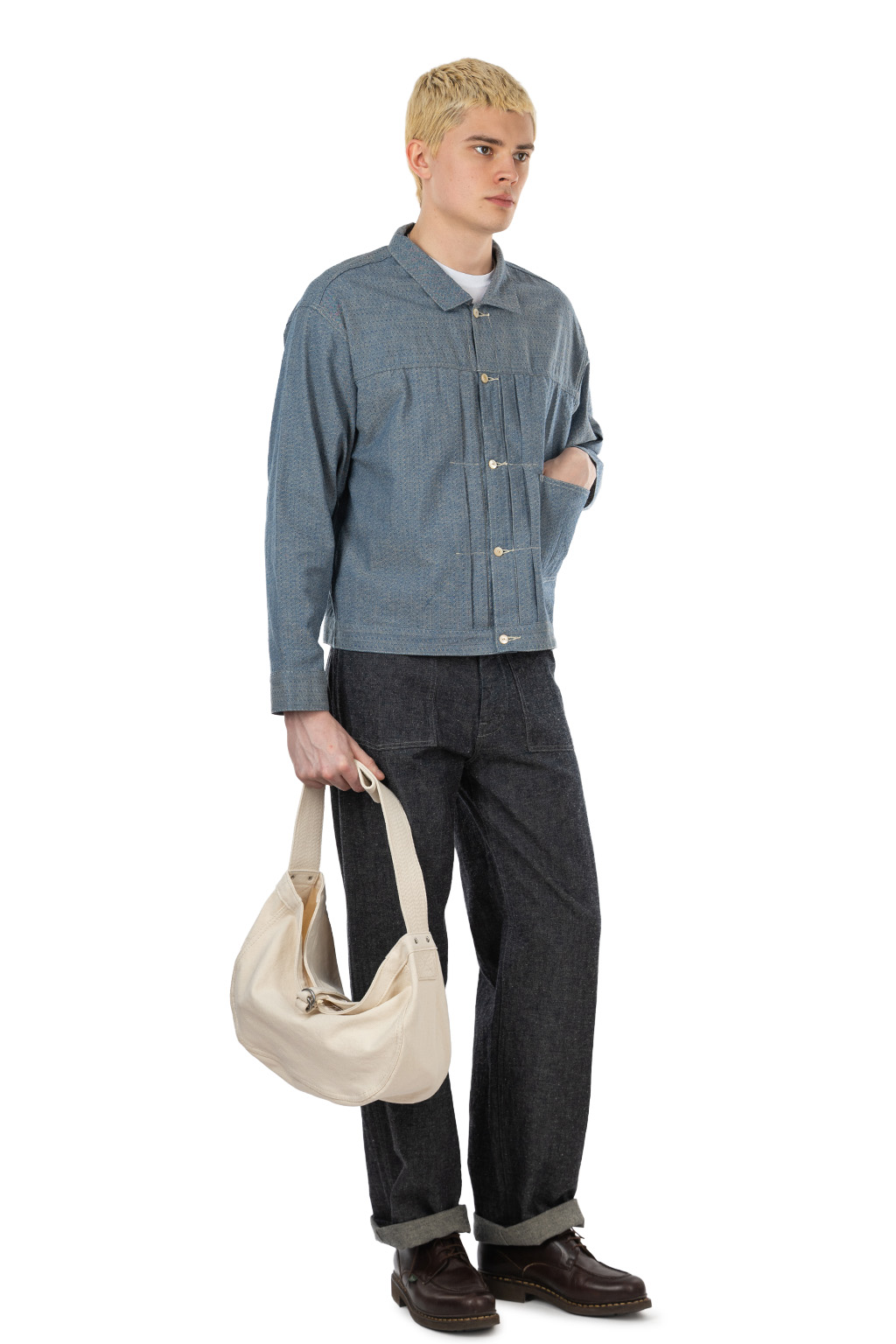 Taiga Takahashi - Lot.309 Buckle-Backed Jacket - Indigo