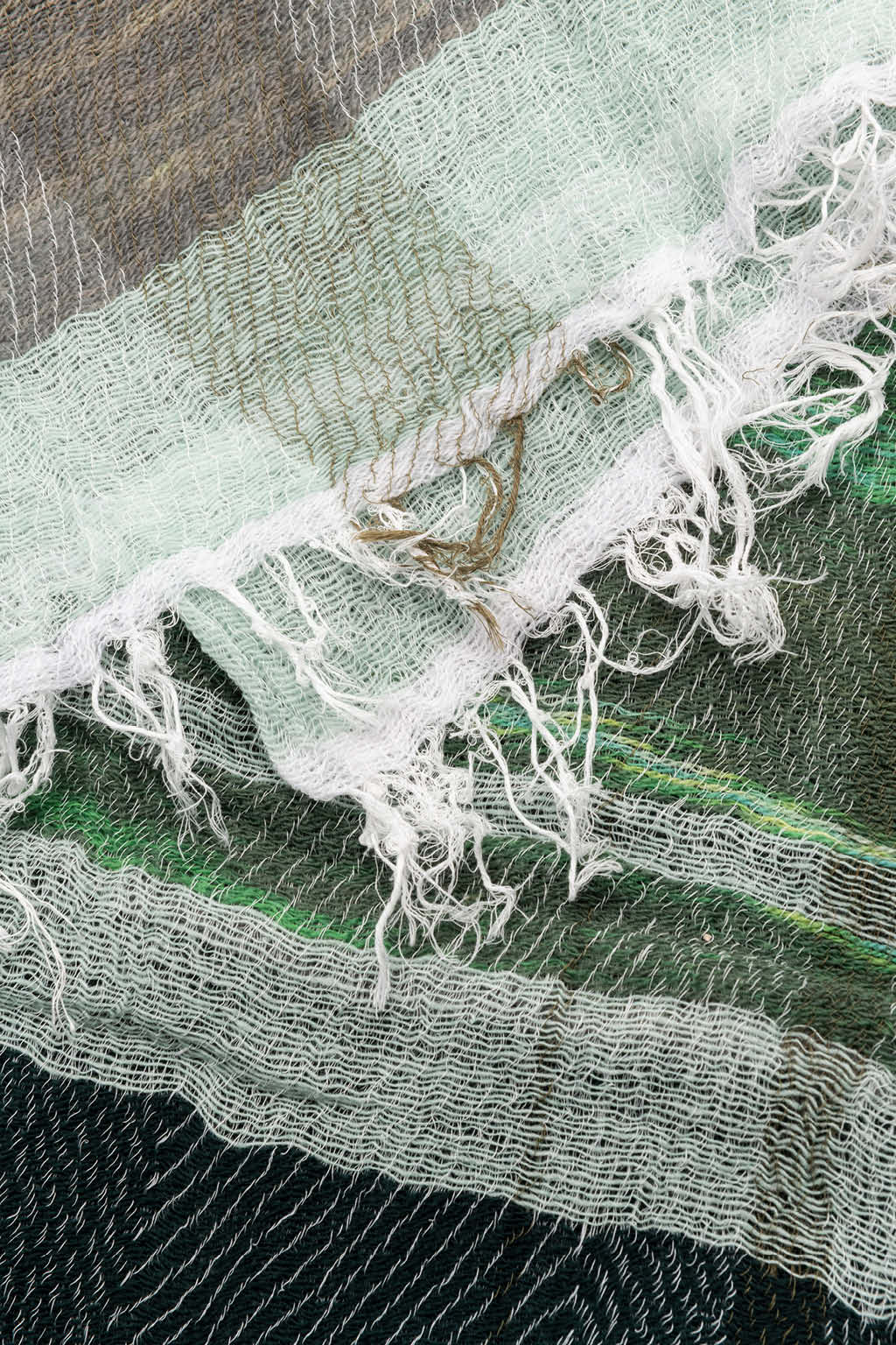 Tamaki Niime - Wool Scarf -Medium