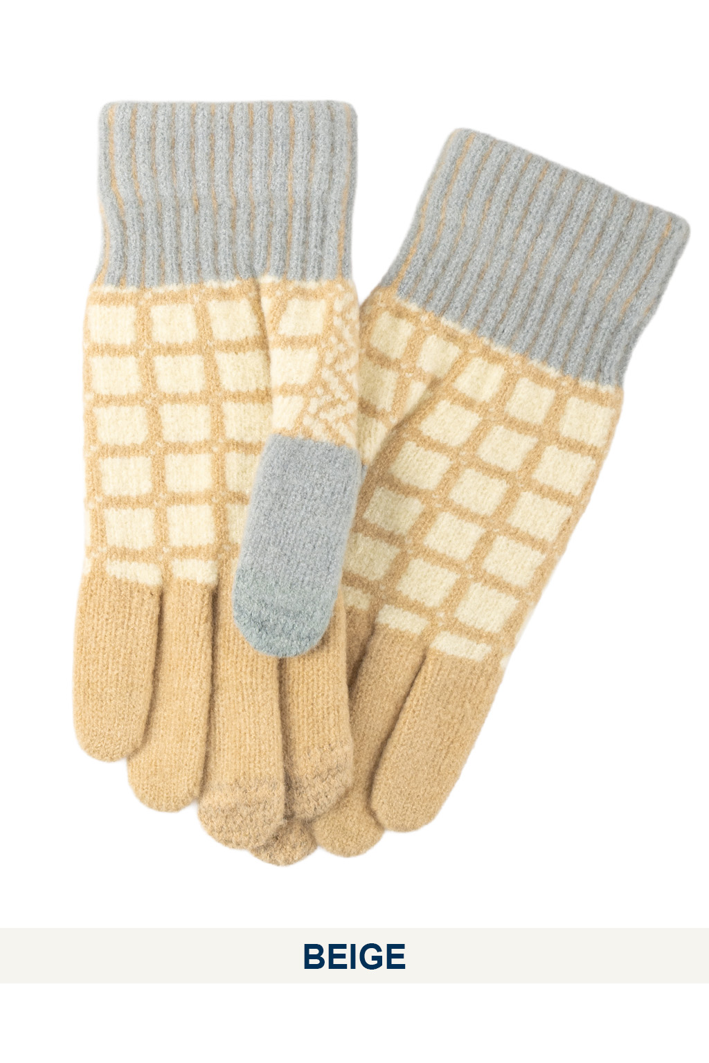 Tehtava - Touchscreen Gloves Herringbone - 2 Color Choices