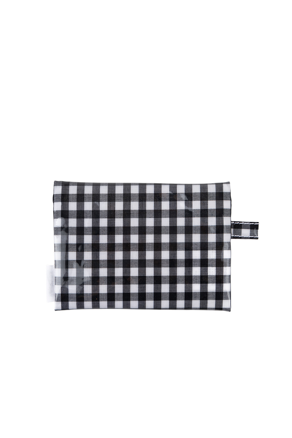 Tembea - Flat Pouch Small - Gingham Black